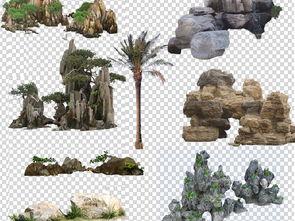 精(jing)品假山花草(cao)設(she)計(ji)素材 花(hua)卉與苗(miao)木種(zhong)植(zhi)的(de)視(shi)覺藝術